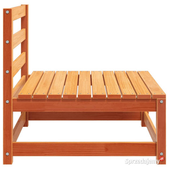 Sofa ogrodowa bez podłokietników woskowy brąz mazowieckie Warszawa