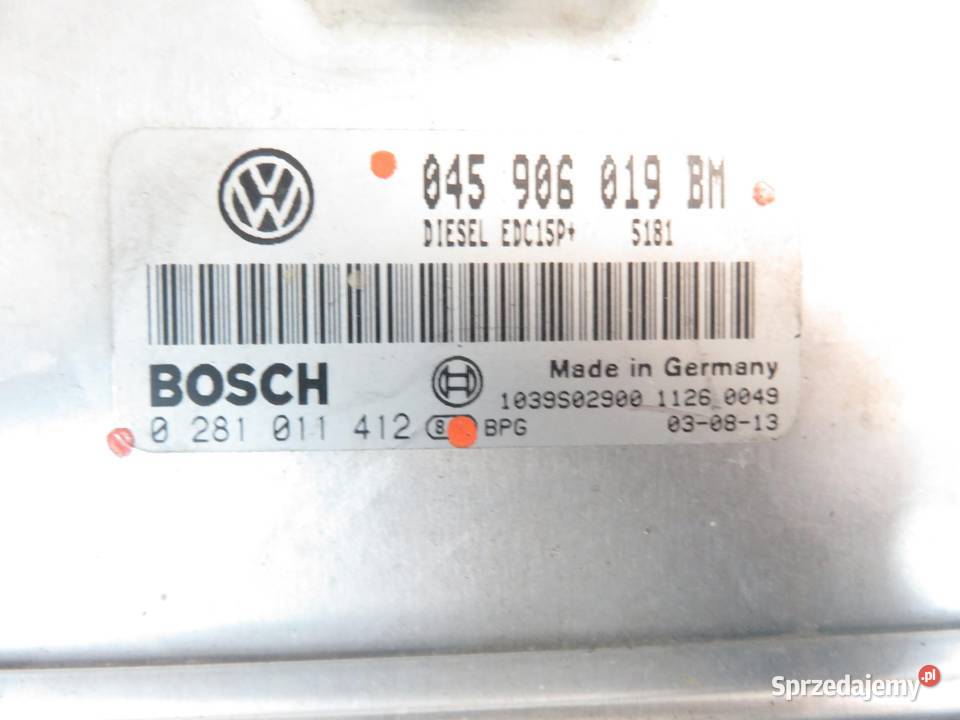 STEROWNIK SKODA FABIA I 14 TDI 045906019BM sprzedam