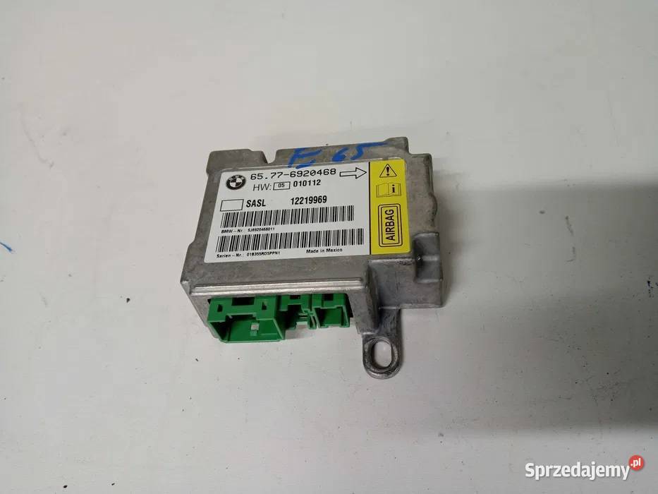 BMW 7 E65 E66 Moduł sensor poduszek AIRBAG Wyposażenie wnętrza Bydgoszcz