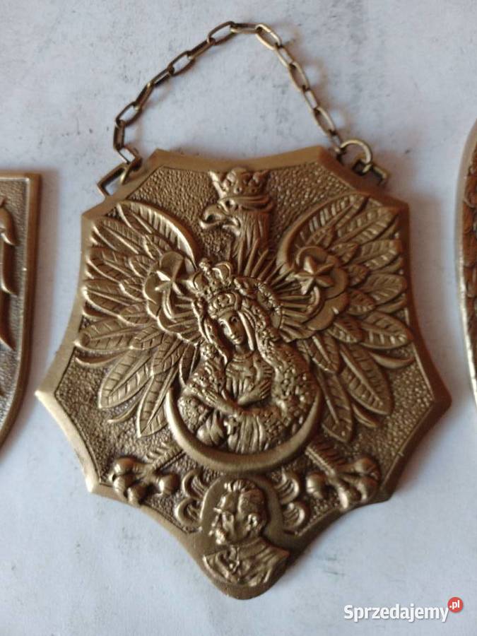 Ryngraf mosiężny dewocjonalia Mosiądz Kolekcja Poznań