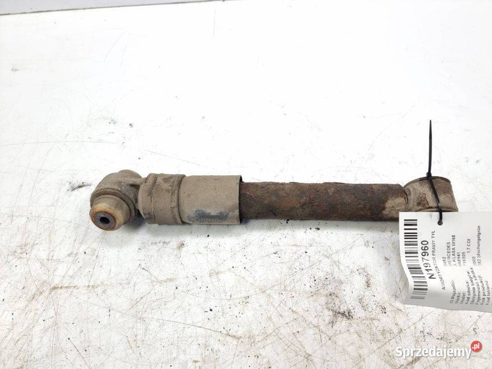 AMORTYZATOR PRAWY TYŁ MERCEDES A KLASA W168 Lipno sprzedam