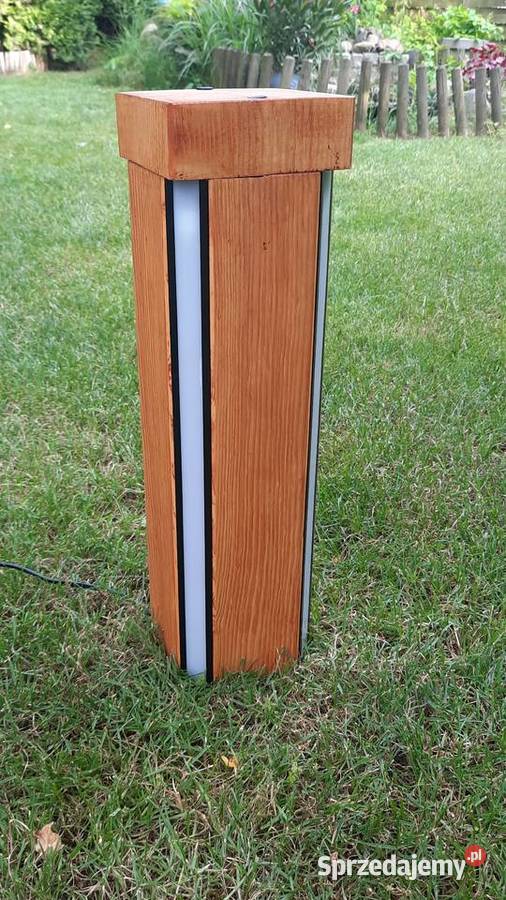 Stylowa drewniana lampa WiFi LED RGBW Szamotuły