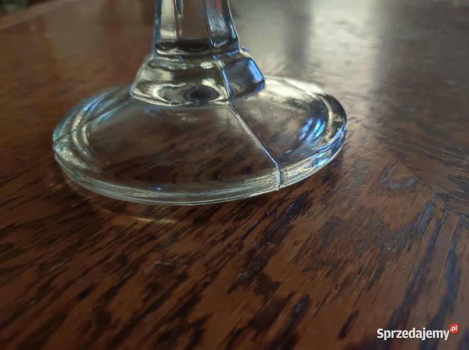 zabytkowa patera do ciast antyk vintage huta Kielce sprzedam