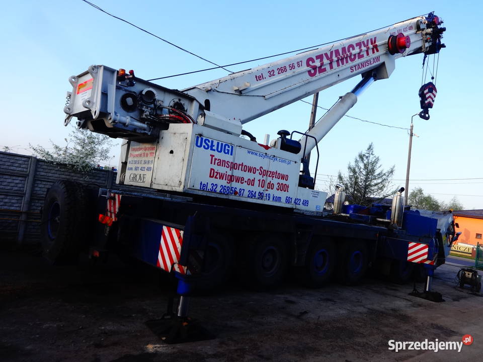 Dźwig Żuraw KRUPP KMK 6200 200t na części Maszyny budowlane Dąbrowa Górnicza