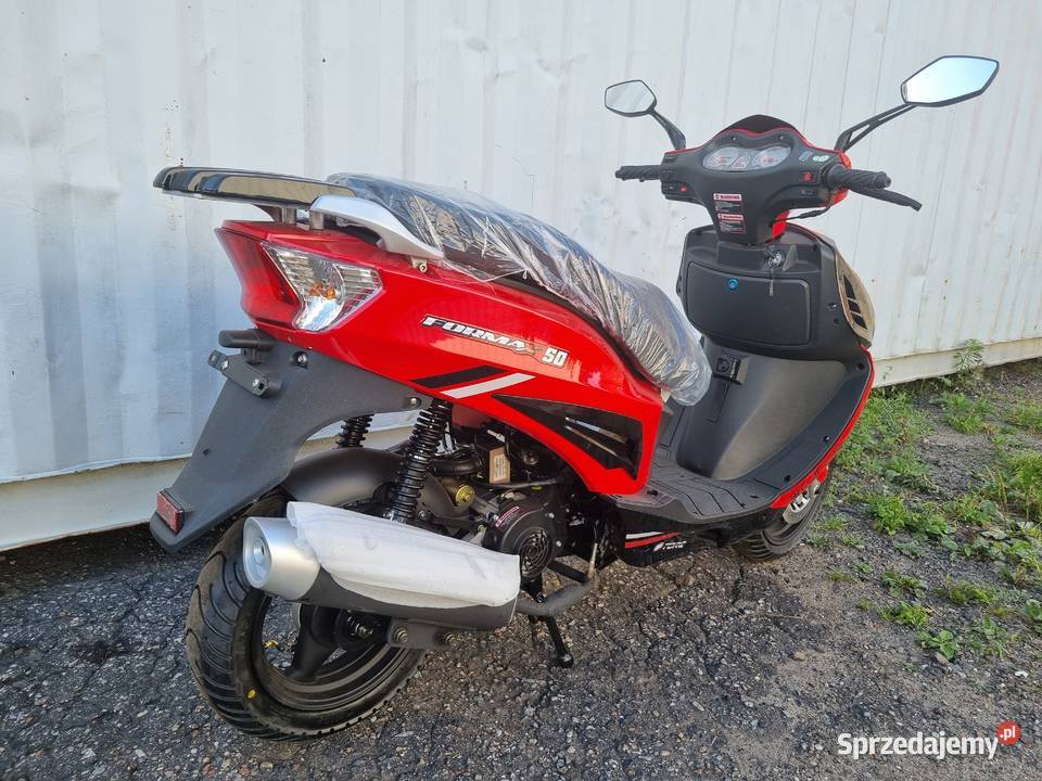 Nowy Skuter ZNEN ZNAT50 ZN50QT8F FORMAX CZERWONY 50cm3 Złocieniec