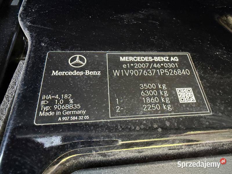 MERCEDESBENZ SPRINTER 319 CDI 2022 195000 ccm Warszawa
