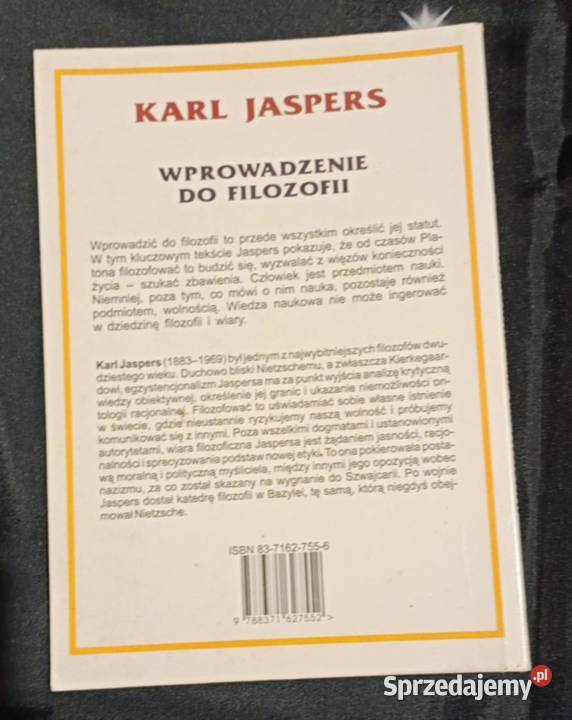 Wprowadzenie do filozofii Karl Jaspers Poznań sprzedam