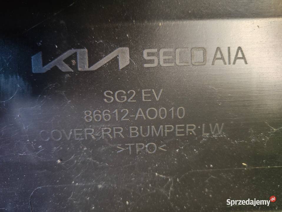 Zderzak Tylny Tył Kia Niro EV 22 86612A0010 osobowe Klapy bagażnika Pleszew sprzedam