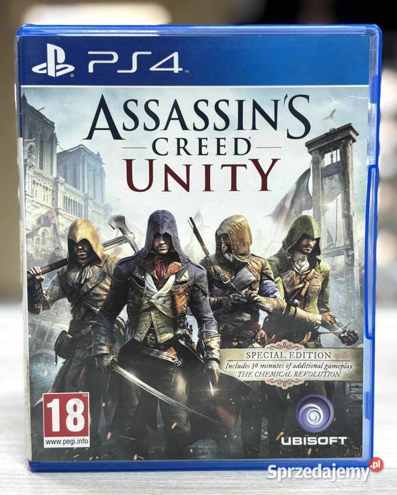 Gra 4 Assassins Creed Unity dla dzieci