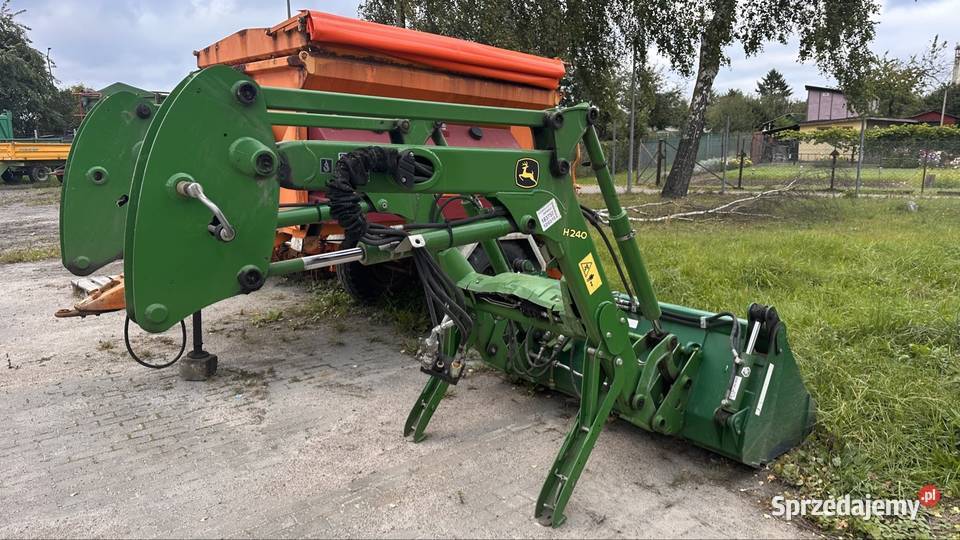 JOHN DEERE 5085E 72 TUZ ŁADOWACZ ŁYŻKA 4W1 Ukł. ham. do przyczep pneum. Słupsk