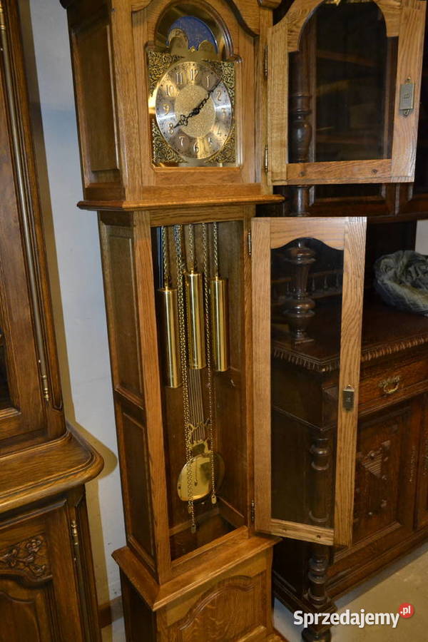 zegar stylowy fazy księżyca kwadransowy śląskie Będzin