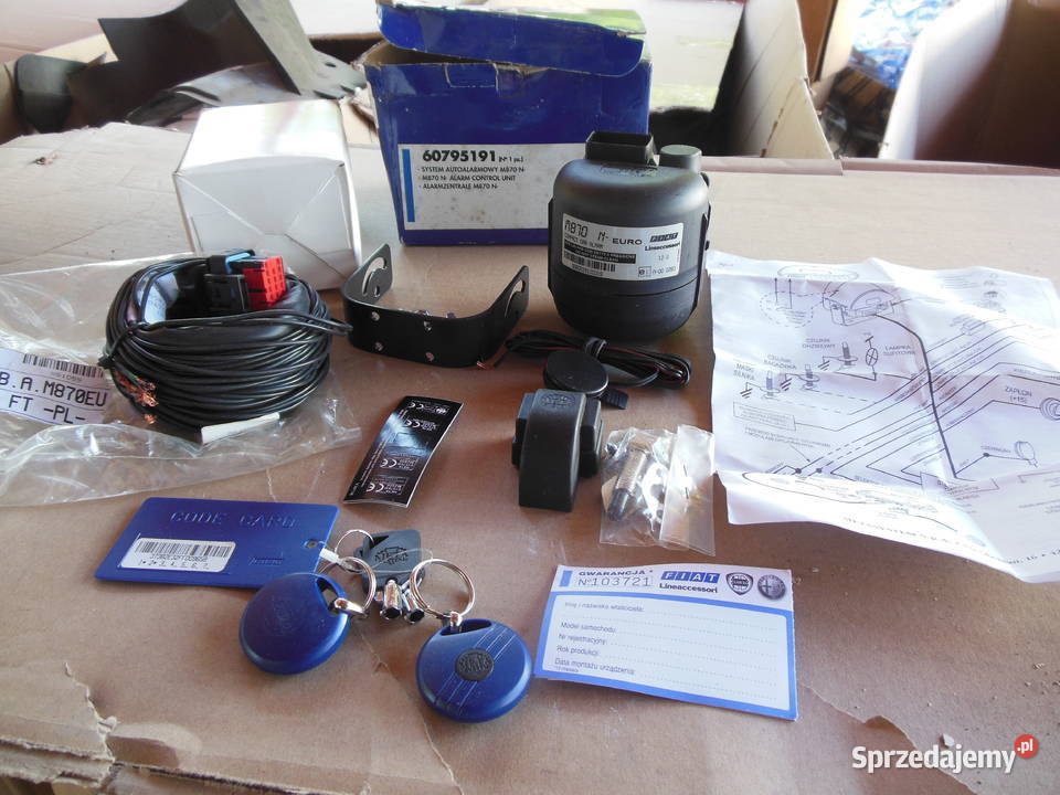60795191 AUTO ALARM FIAT ALFA ROMEO LANCIA śląskie Kozy