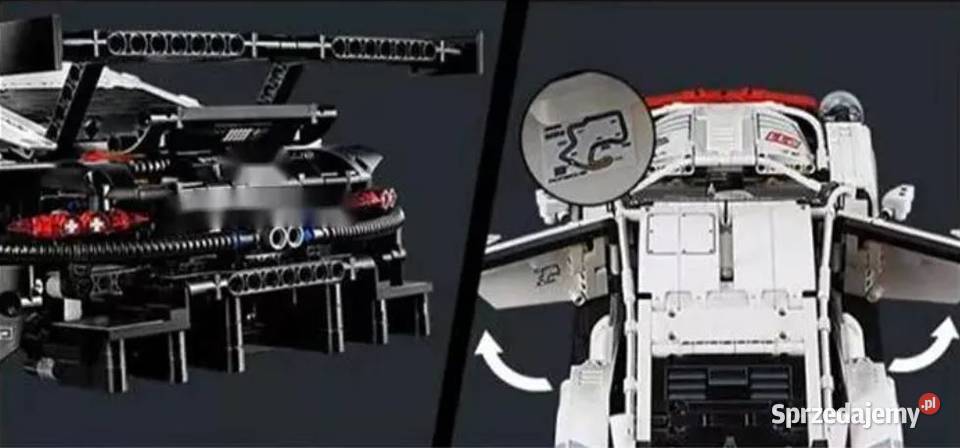 Klocki Technic PORSCHE 911 RSR 1580klocków 50 Pobiedziska