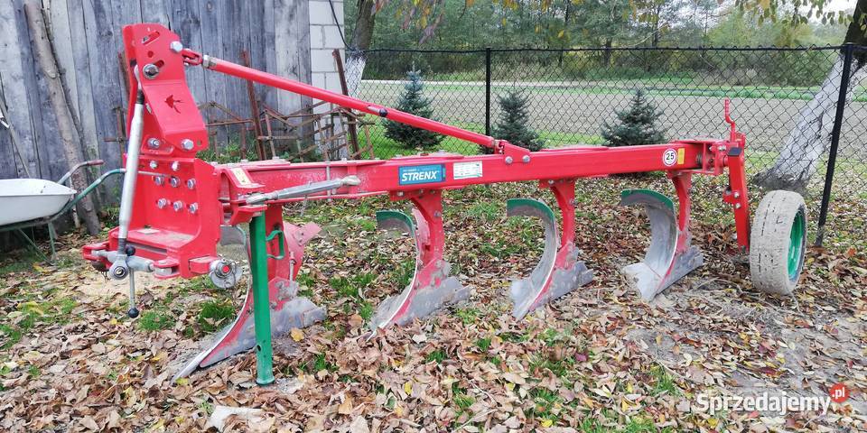 Pług AgroMasz PJ4 2018r idealny stan Grądy