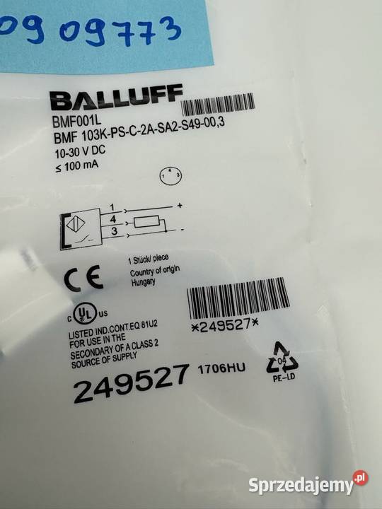 Balluff BMF001L BMF 103K C 2A SA2 S49 00 3 Warszawa