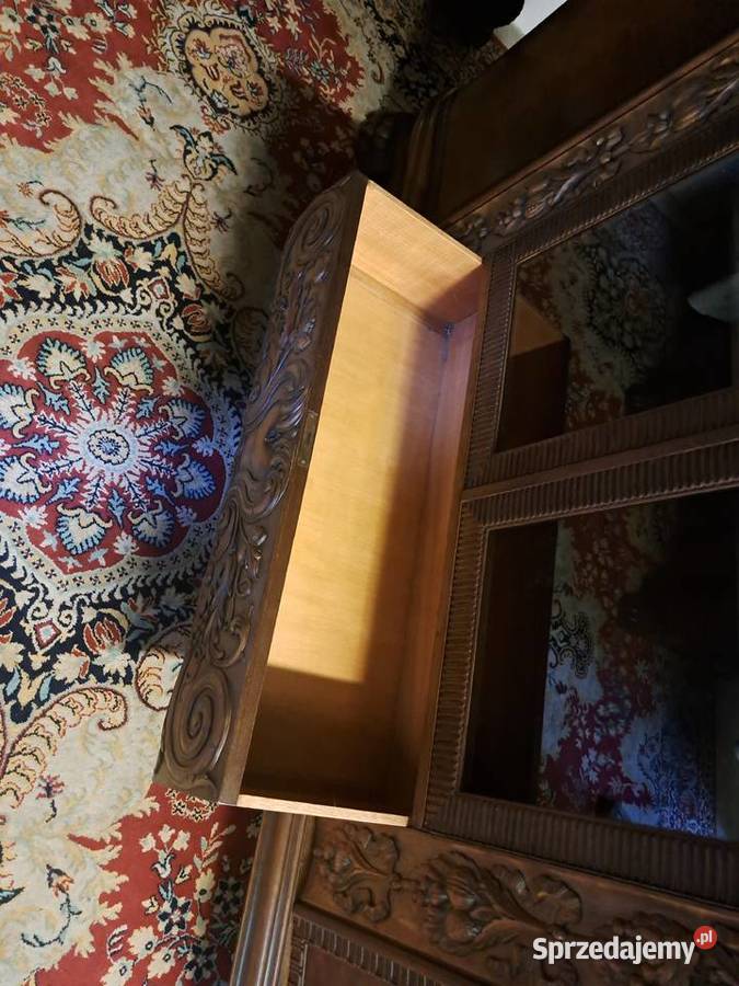 Piękny gabinet na lwich łapach biurkobiblioteka Myślibórz