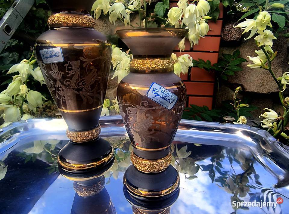 Wazony Bohemia Hand Made Crystalex