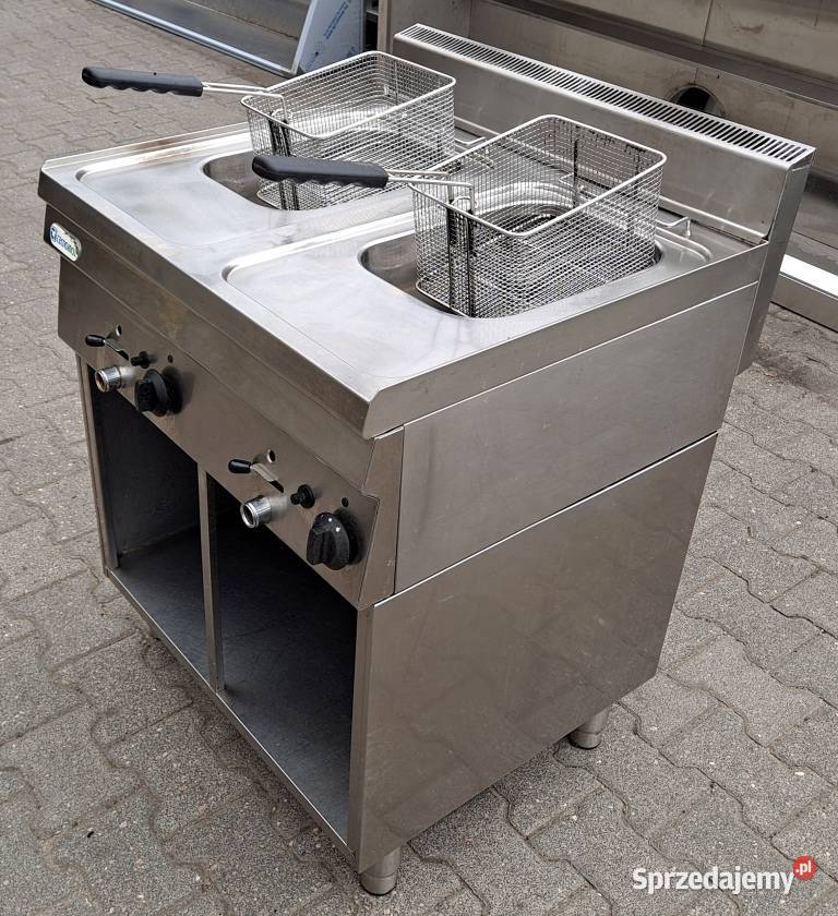 FRYTOWNICA GAZOWA 2 KOMORY 2X8L TECNOINOX M1810N wielkopolskie Nowe Skalmierzyce