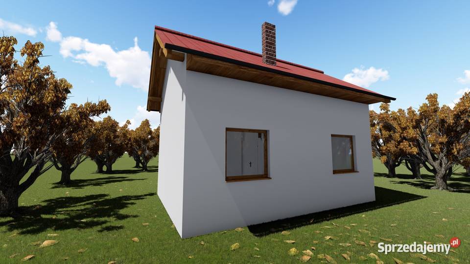 Projekt domu ZG34 na zgłoszenie bez pozwolenia Sosnowiec