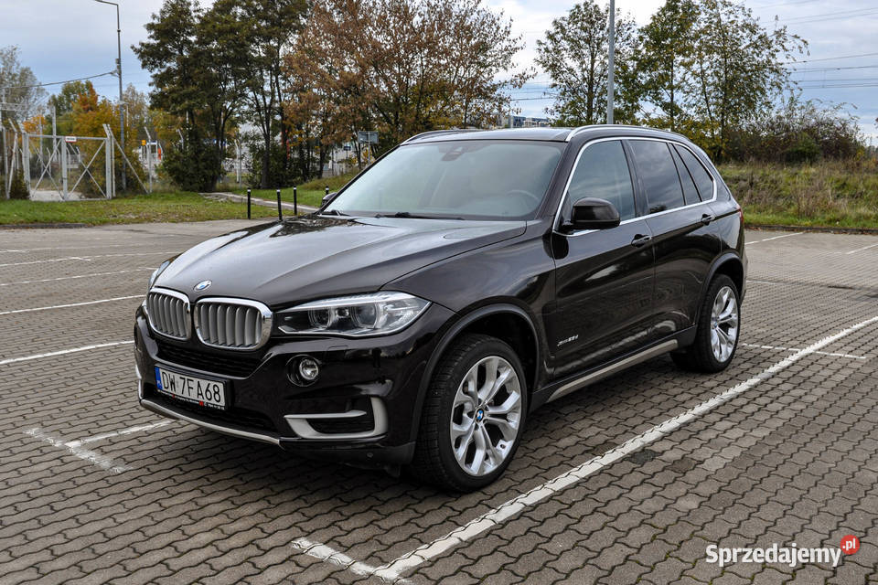 BMW X5 25d xDrive Skóry 2015 r dolnośląskie Wrocław