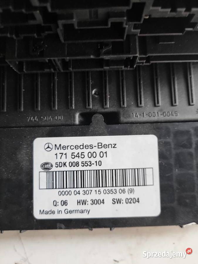 Moduł sterownik silnika Mercedes A 1715450001 Pozostałe Części samochodowe Mielec