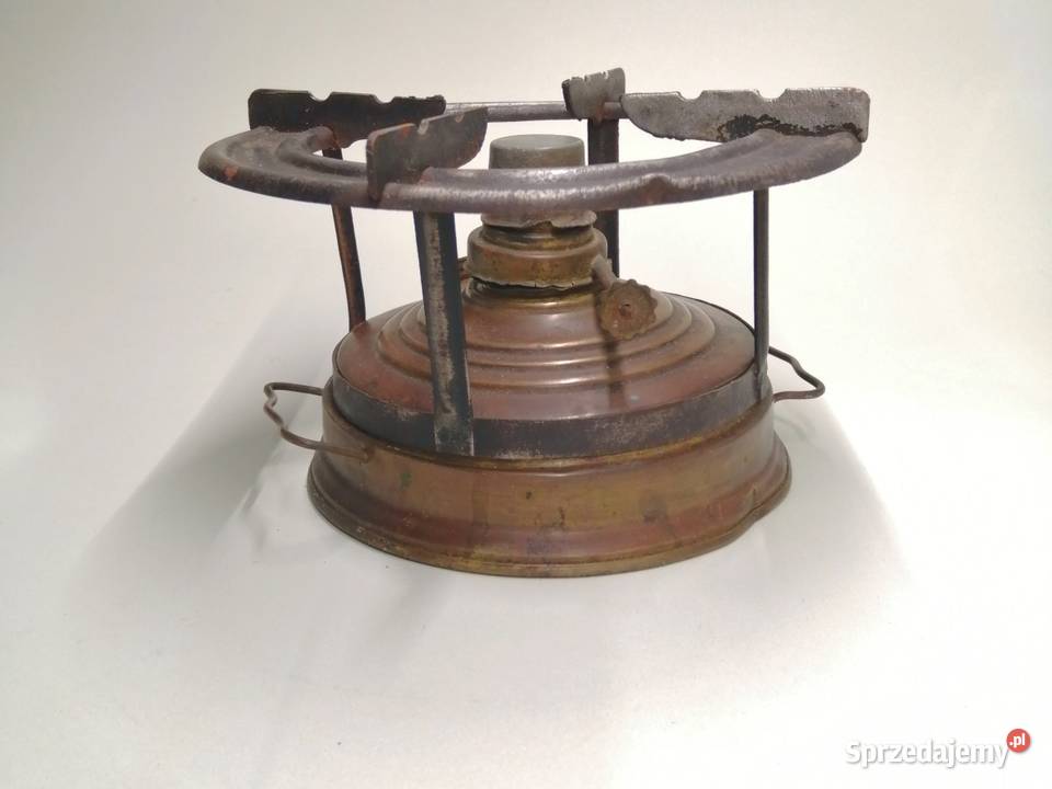 Stara mosiężna kuchenka na naftęPodgrzewacz Kraków