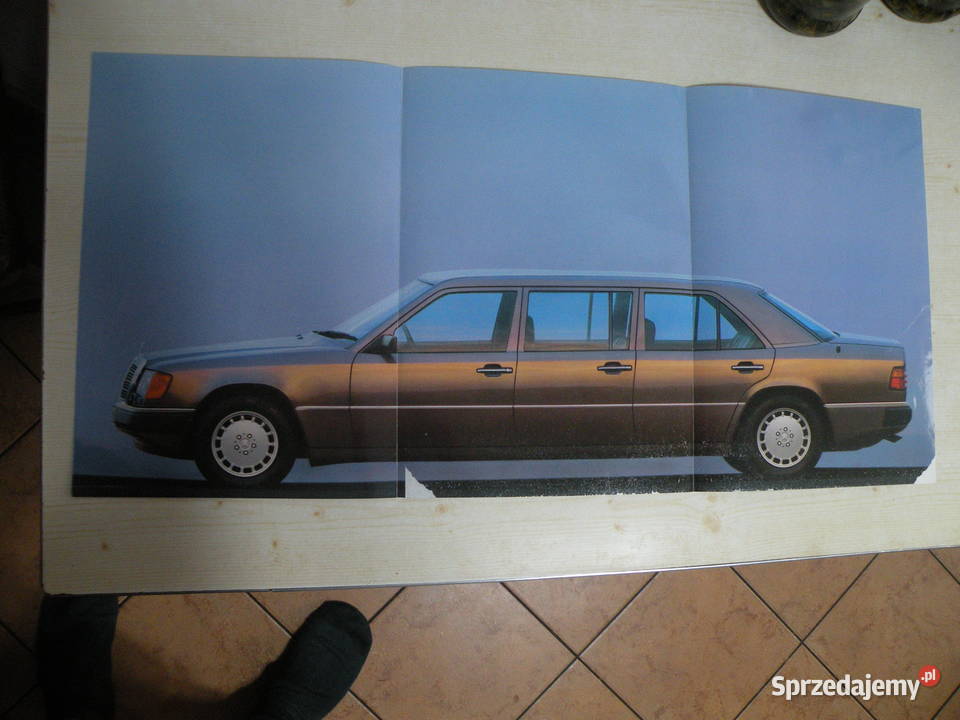 MERCEDES W124 LONG PROSPEKT FOLDER KATALOG Andrychów