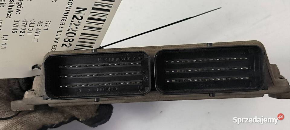 KOMPUTER SILNIKA ECU RENAULT CLIO II 8200326395 osobowe Pozostałe Lipno sprzedam