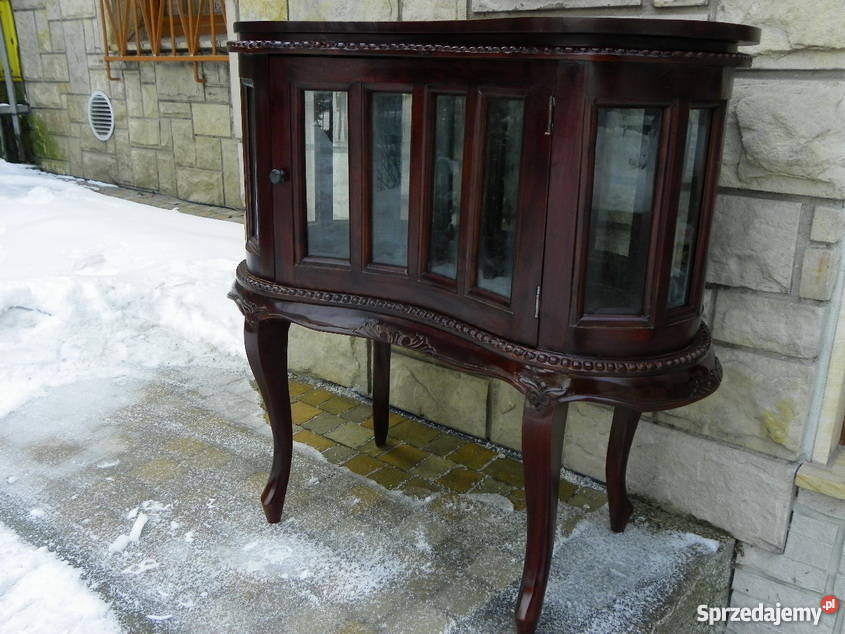 Drewniany barek nerka lite drewno ludwikowski Antyki, Sztuka, Kolekcje małopolskie Kraków