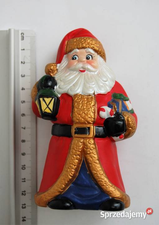 Święty Mikołaj ręcznie malowana figurka Lublin