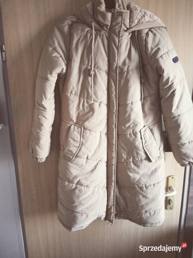 Płaszcz Płaszczyk Damski 34 Kurtka Przedłużana z brązowy/beżowy Bydgoszcz sprzedam