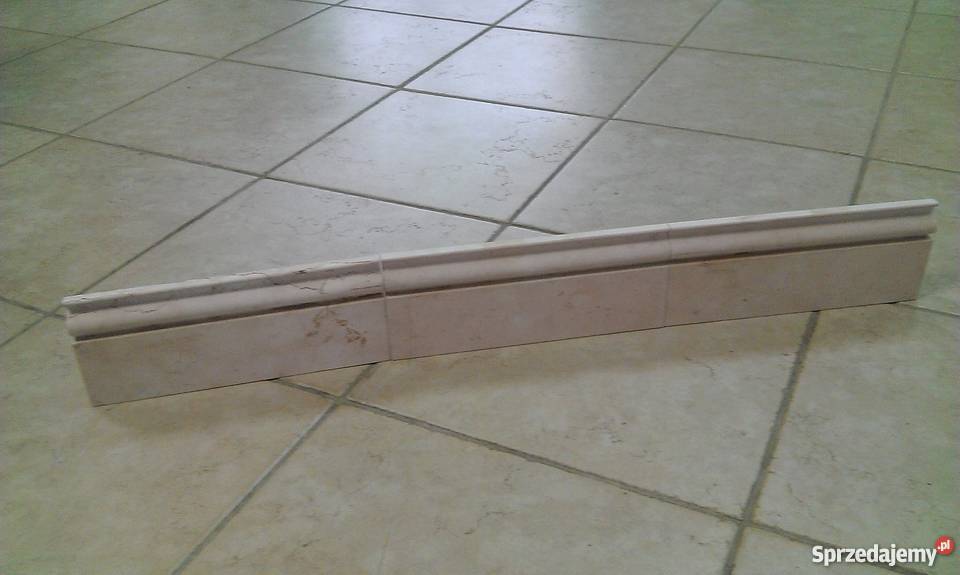 OKAZJA Marmur Rosa Botticino Cokółwałek 12x30