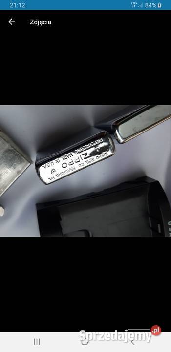 Zippo zapalniczka piękna benzyna 100 Oryg chrom Podkowa Leśna