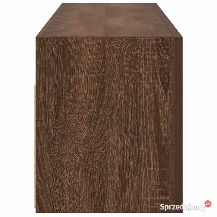 Wisząca szafka łazienkowa brązowy dąb 100x25x30 mazowieckie Warszawa