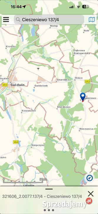 Działka budowlana Cieszeniewo