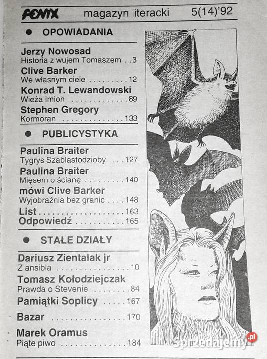 Fenix 5 14 1992 Fantasy Science fiction Horror lubelskie Chełm