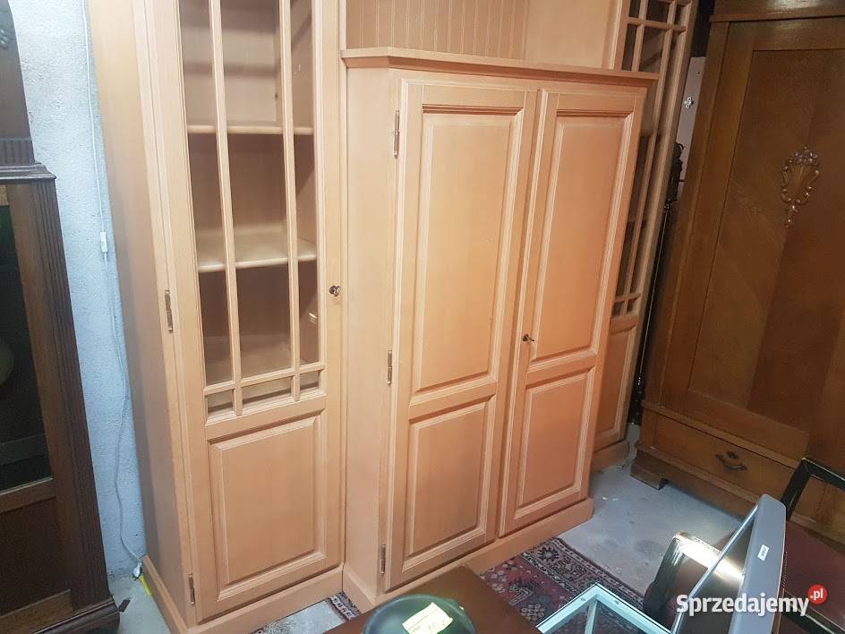 Piękna meblościanka dębowa z Niemiec mkredens Sypniewo