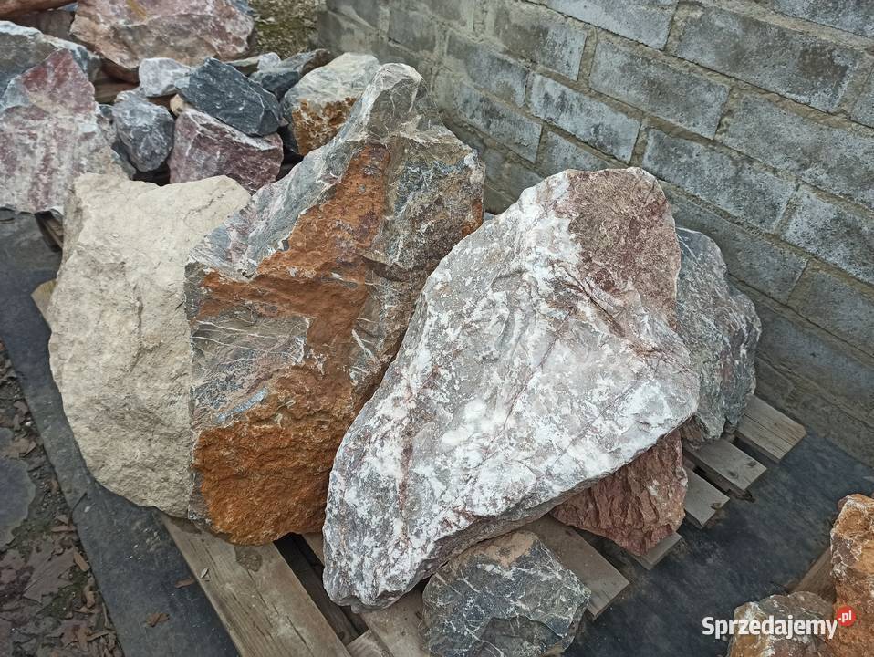 Głazy kolorowe duży kamień głaz Monolit Kora Żwir i kamienie małopolskie Oświęcim