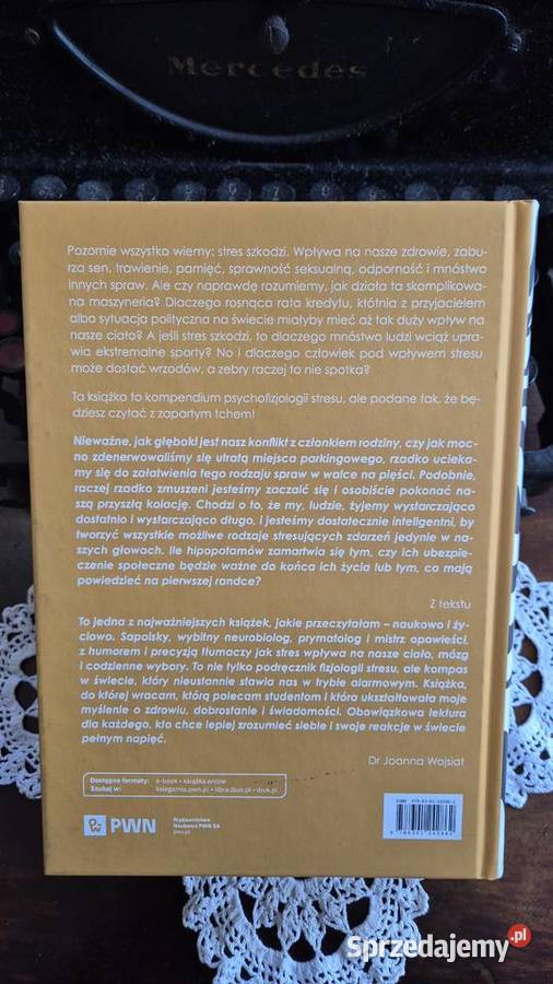 Robert MSapolsky Dlaczego zebry nie mają wrzodów Katowice