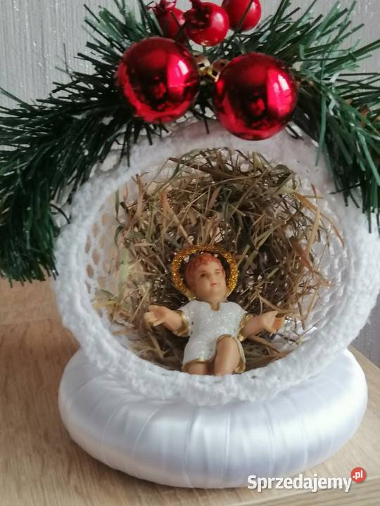 Stroik świąteczny szydelkowy Ozdoby świąteczne Katowice