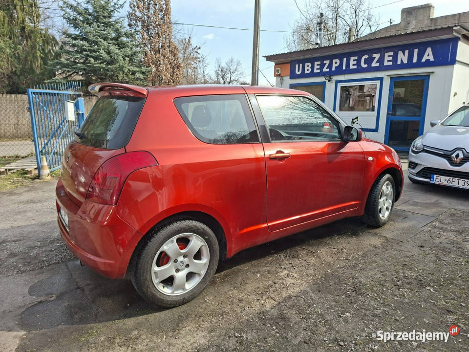 Suzuki Swift 13 klima IV 20042010 pomarańczowy Łódź