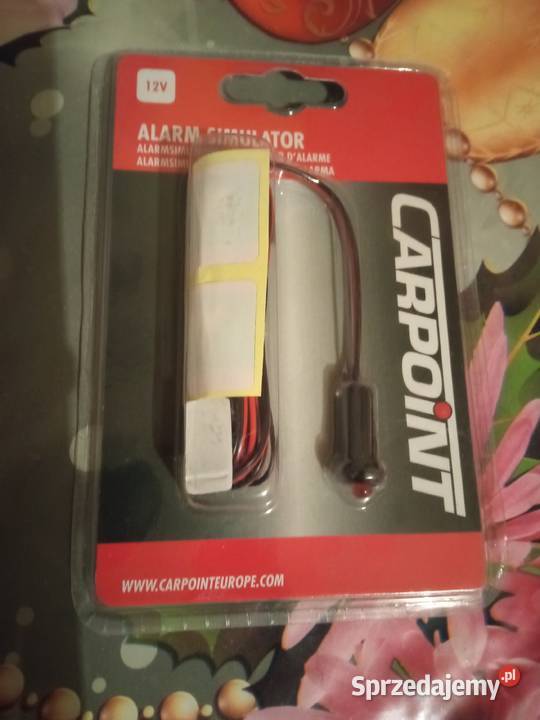 Żarówka LED czerwona symulator alarmu 12V Posługowo