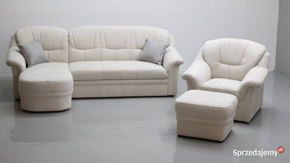 TŁG DESIGN NAROŻNIK funkcja spania fotel PUFA 230cm Meble Poznań sprzedam