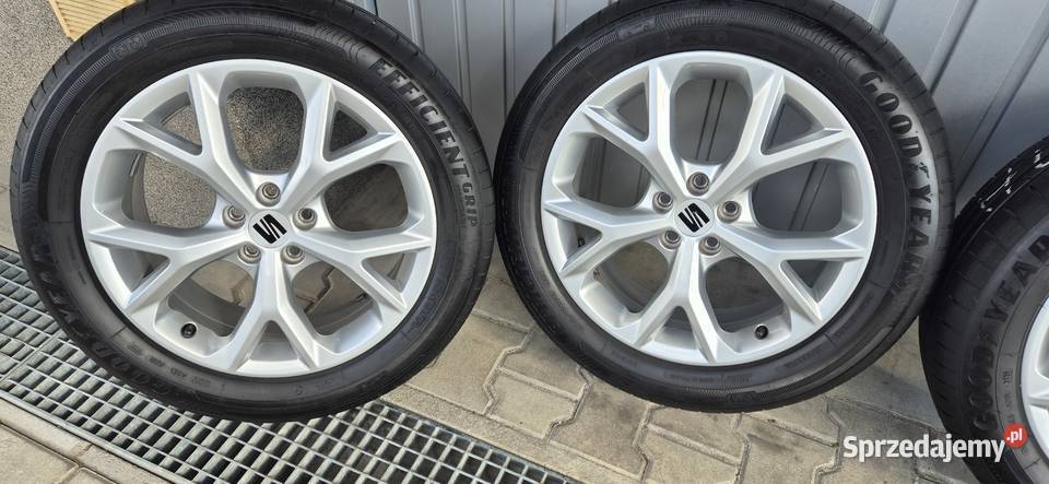 Oryginalne koła Seat Ateca R17 Vw TRoc R17Opony dolnośląskie sprzedam