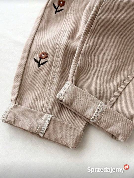Beżowe spodnie dziewczynki Rozmiar 80 świętokrzyskie Busko-Zdrój