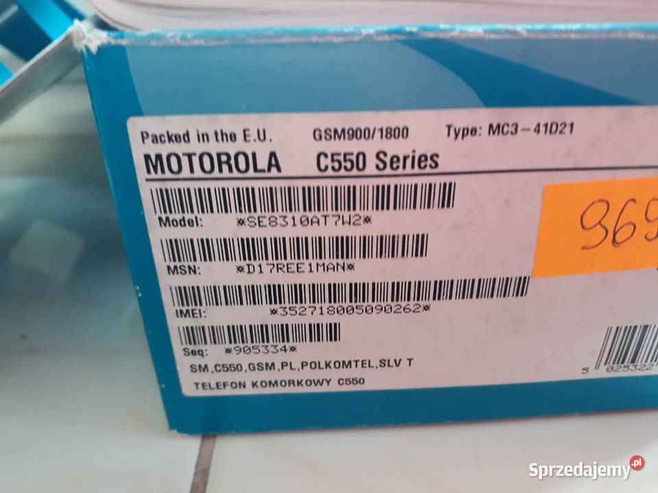 Motorola C550 unikat