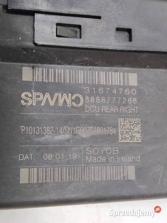 SILNICZEK SZYBY PRAWY TYŁ 316747760 Volvo XC 90 sprzedam