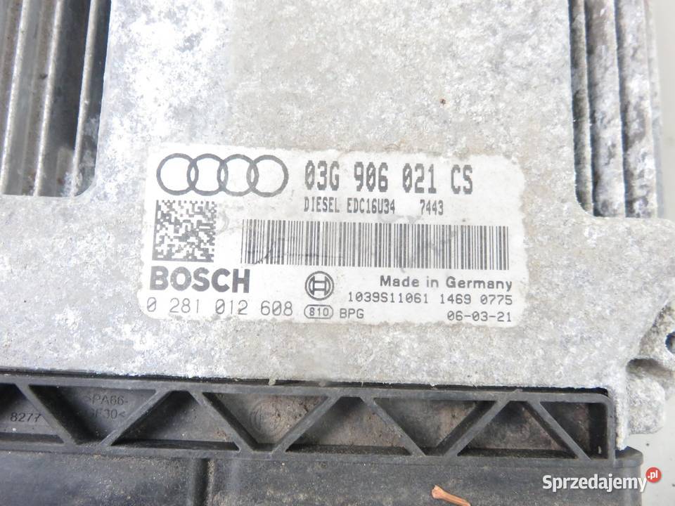 STEROWNIK AUDI A3 8P1 19 TDI BLS 03G906021CS małopolskie