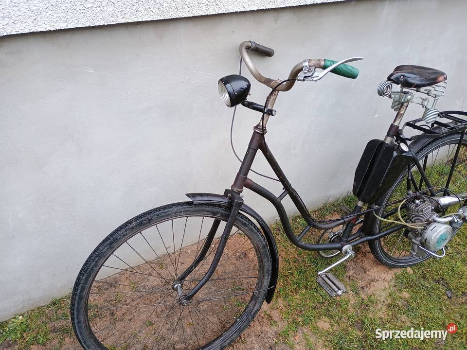 Rower z silnikiem Maw zabytkowy Kurzętnik