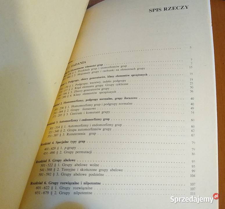 Zbiór zadań z teorii grup Kazimierz Szymiczek